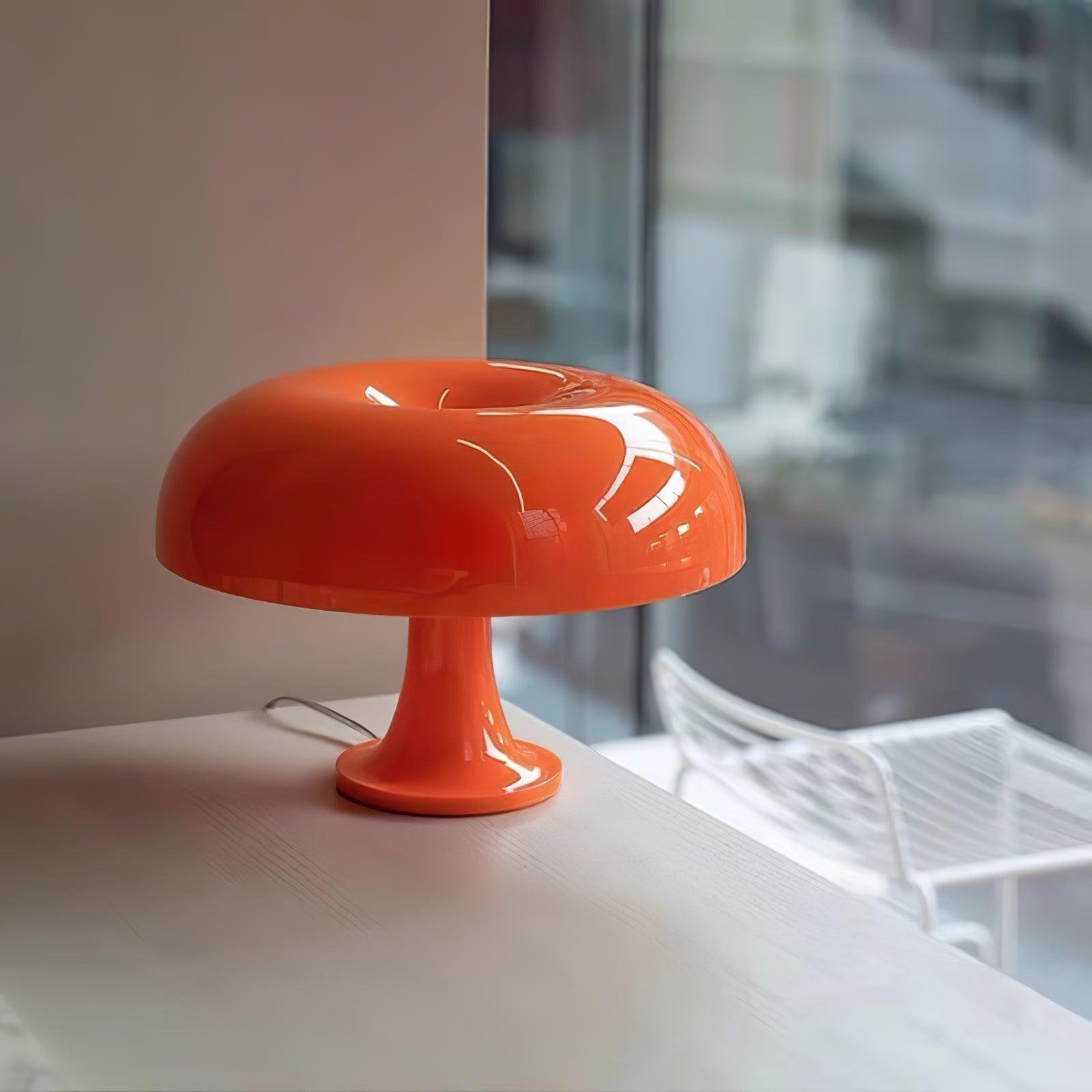 Vintage Style Mid Century Mushroom Desk Lamp for Bedroom and Office Task Lighting