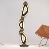 Nevis Modern Minimalist Geometric LED Floor Lamp for Living Room and Bedroom