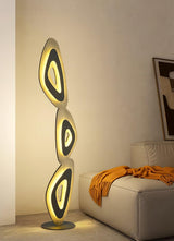 Nevis Modern Minimalist Geometric LED Floor Lamp for Living Room and Bedroom