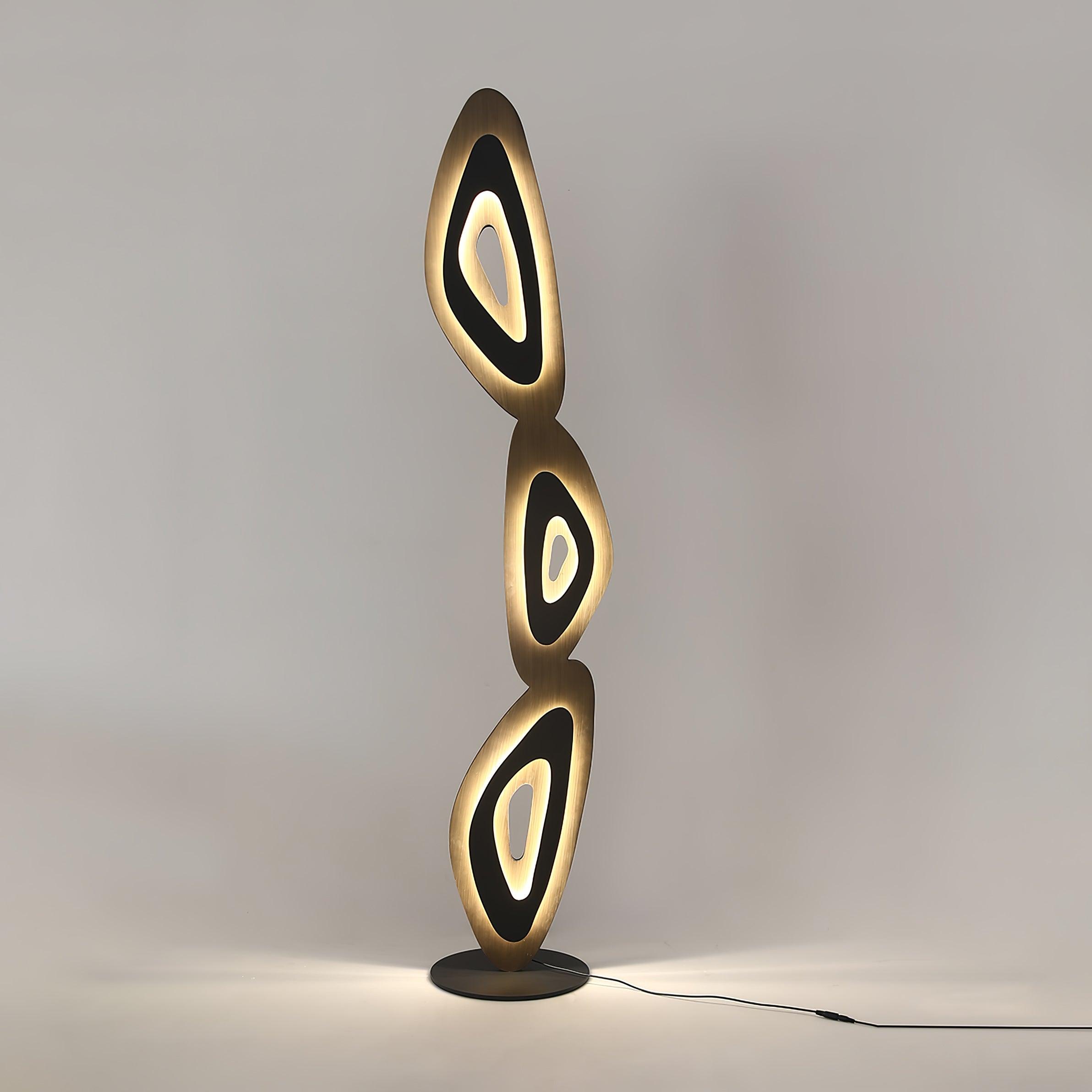Nevis Modern Minimalist Geometric LED Floor Lamp for Living Room and Bedroom
