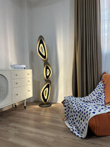 Nevis Modern Minimalist Geometric LED Floor Lamp for Living Room and Bedroom