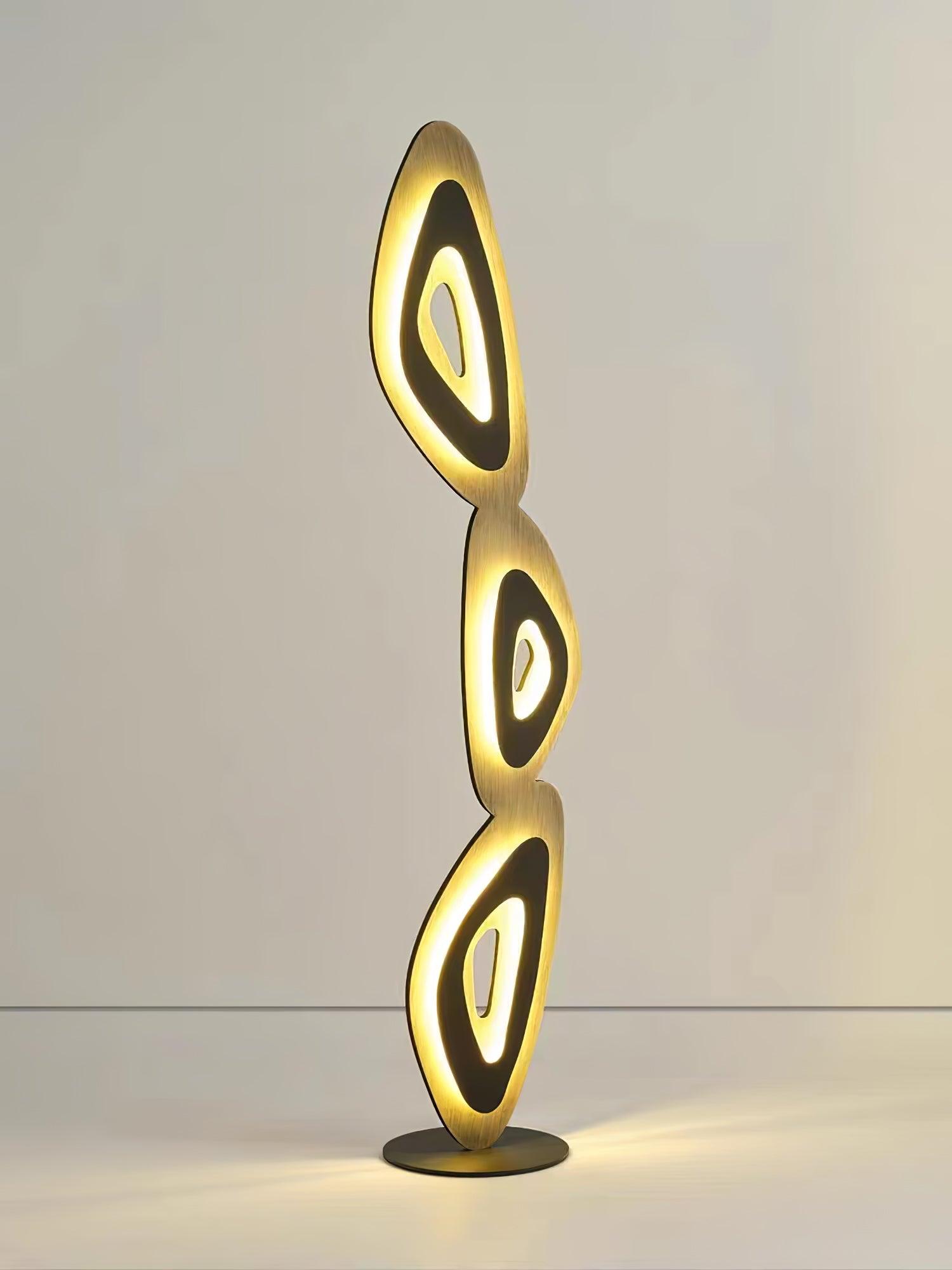 Nevis Modern Minimalist Geometric LED Floor Lamp for Living Room and Bedroom