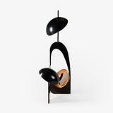 Modern Abstract Geometric LED Sculpture Floor Lamp Artistic Standing Light for Living Room