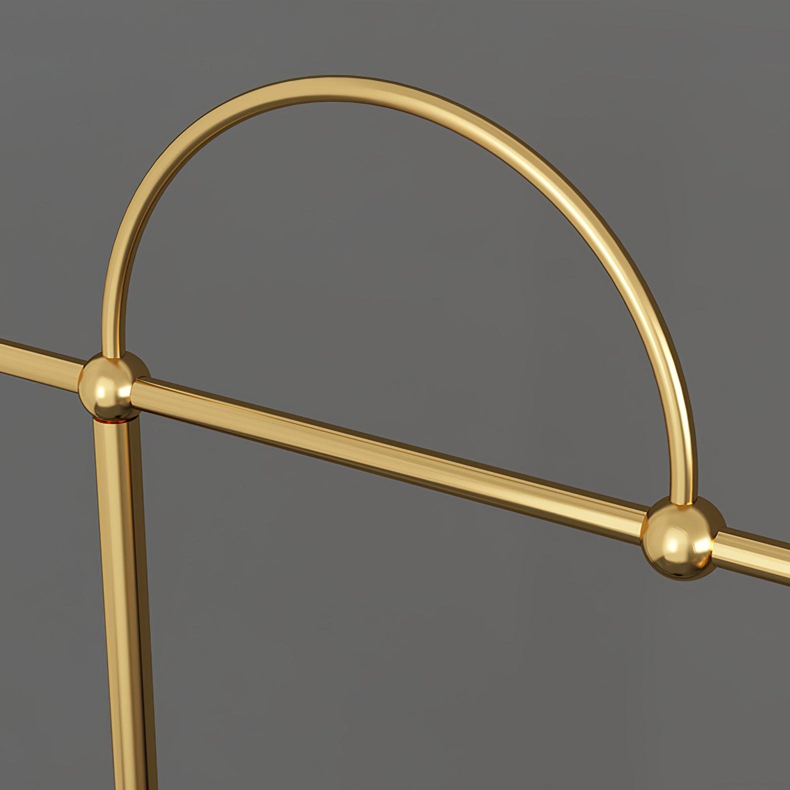 Nidal Modern Metal Standing Floor Lamp with Elegant Marble Base and Minimalist Design