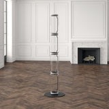 Modern Hand Blown Glass Modular Floor Lamp for Living Room with Integrated LED Lighting