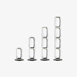 Modern Hand Blown Glass Modular Floor Lamp for Living Room with Integrated LED Lighting