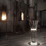 Modern Hand Blown Glass Modular Floor Lamp for Living Room with Integrated LED Lighting