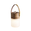 Modern Portable LED Lantern Table Lamp with Natural Wood Handle and USB Charging
