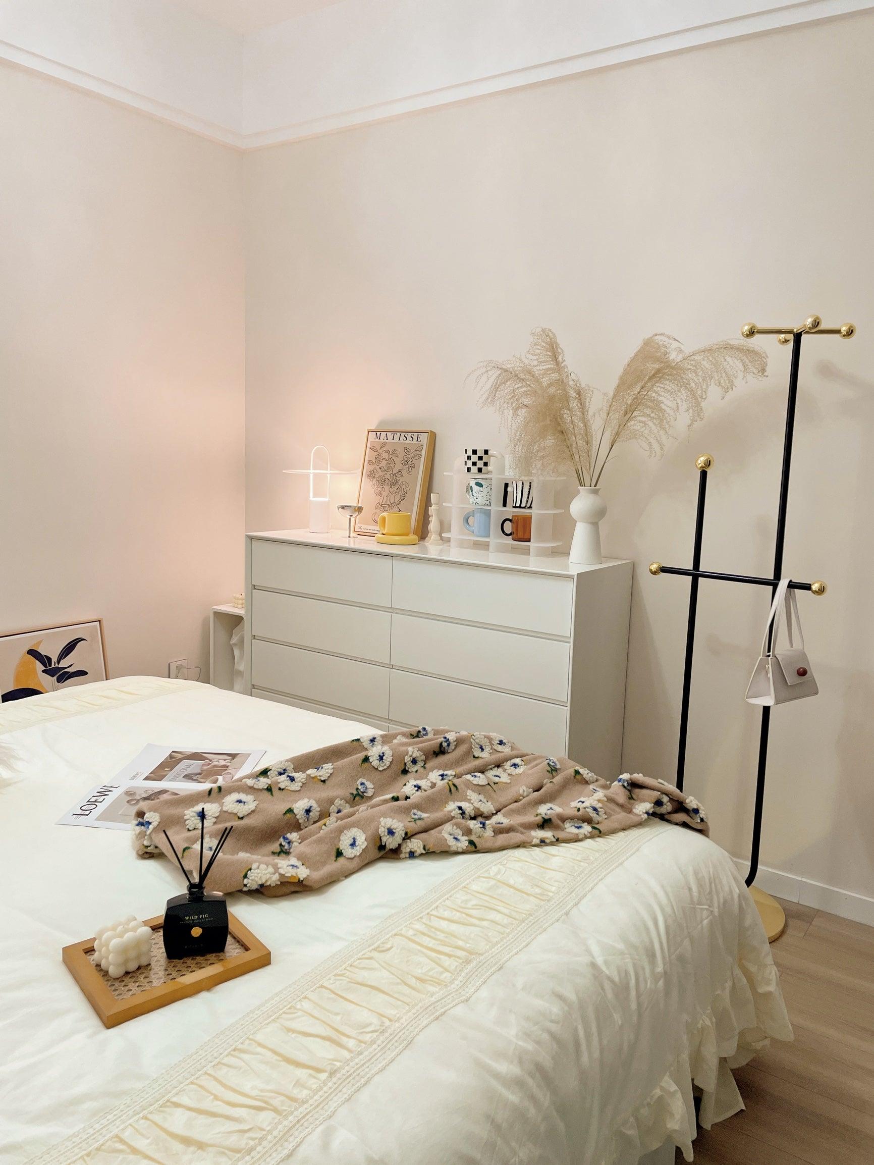 Nomade Modern Industrial Table Lamp with Carry Handle and Acrylic Diffuser for Bedside and Office