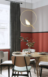 creative-rotating-bird-shape-led-pendant-lamp-gold-modern-aluminum-adjustable-hanging-light