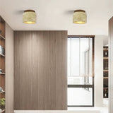 modern-yellow-travertine-and-walnut-wood-semi-flush-mount-ceiling-light-fixture