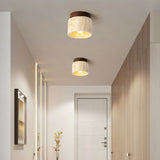 modern-yellow-travertine-and-walnut-wood-semi-flush-mount-ceiling-light-fixture