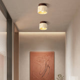 modern-yellow-travertine-and-walnut-wood-semi-flush-mount-ceiling-light-fixture