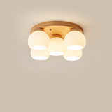 modern-nordic-wood-round-flush-mount-ceiling-light-with-white-glass-shades