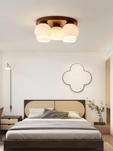modern-nordic-wood-round-flush-mount-ceiling-light-with-white-glass-shades