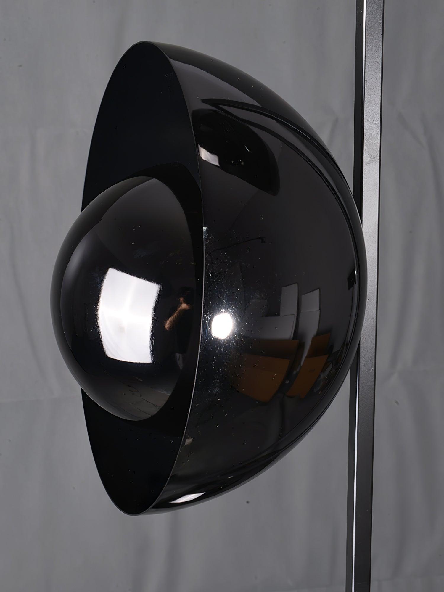 Modern LED Floor Lamp Black Three Light Tall Accent Light for Living Room