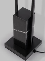 Modern LED Floor Lamp Black Three Light Tall Accent Light for Living Room