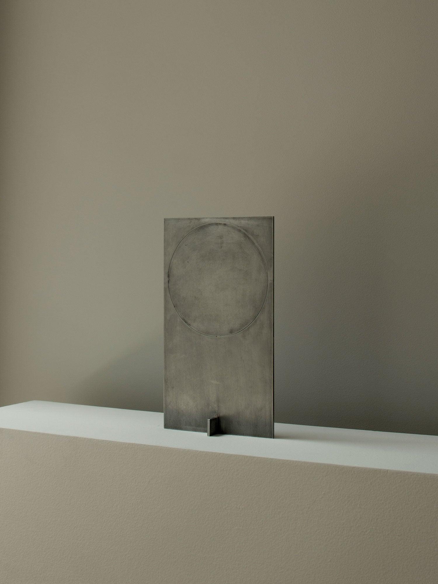 Minimalist Geometric Iron Reading Table Lamp with Adjustable Integrated LED Spotlight