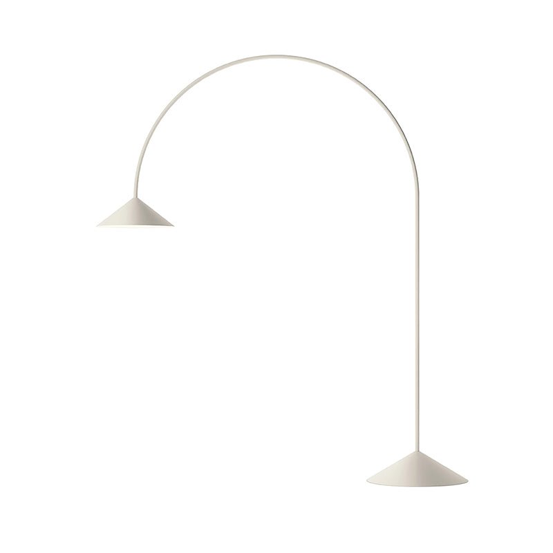 Modern Arc Torchiere Floor Lamp with Flexible Extension and Aluminum Body