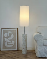 ollie-modern-textured-glass-floor-lamp-with-tall-white-fabric-shade-and-foot-switch-in-chrome-finish