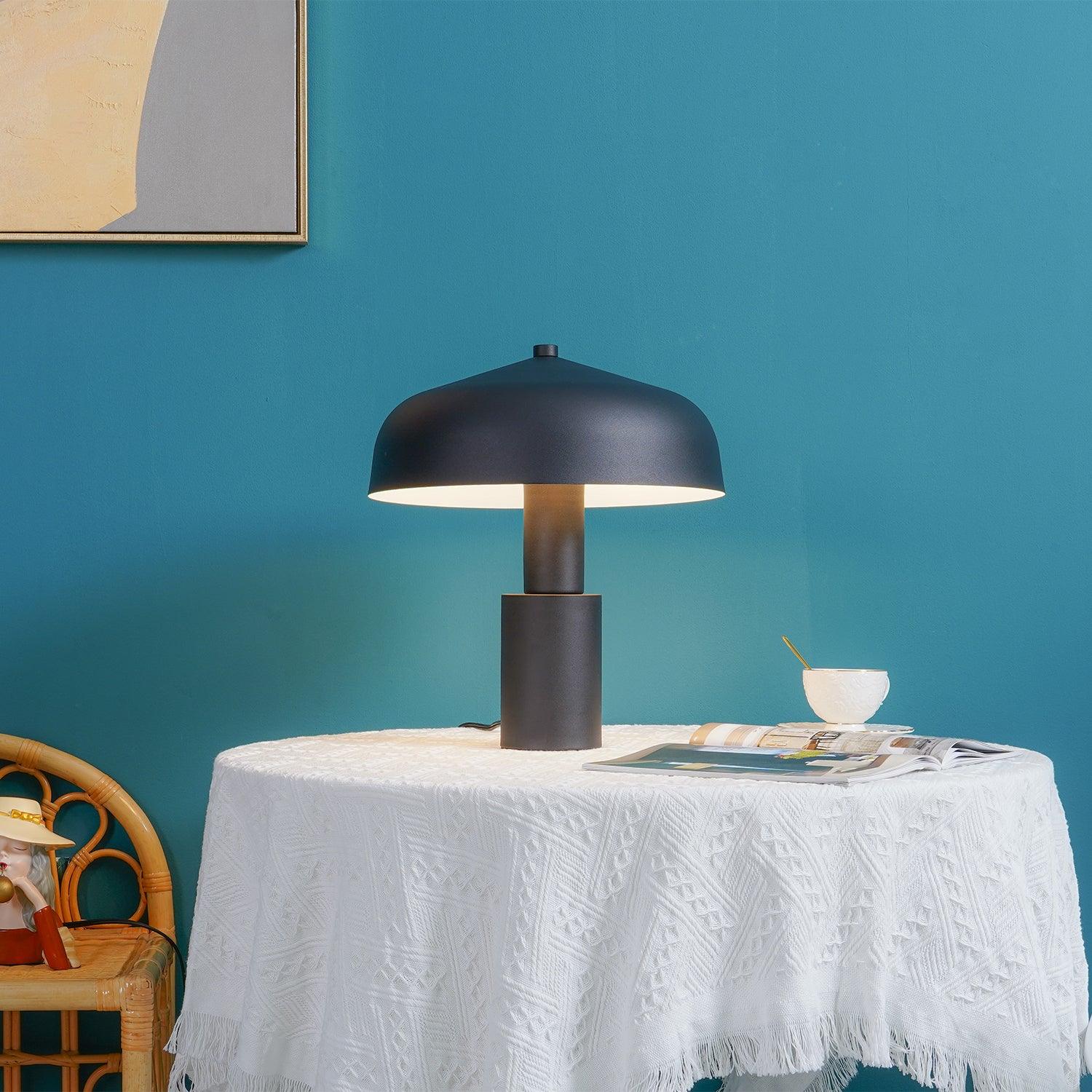 Modern Orbital Rotation Desk Lamp with Magnetic Adjustable Shade and Minimalist Metal Design