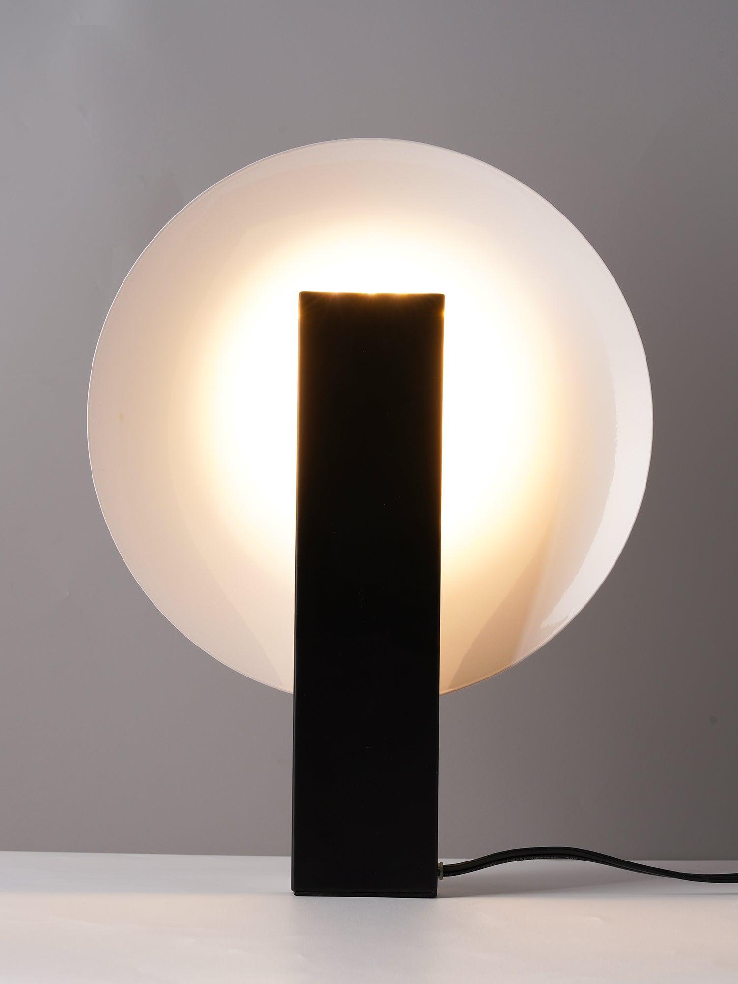 Modern Orbe Indirect Light Table Lamp with Minimalist Conical Design for Indoor Use