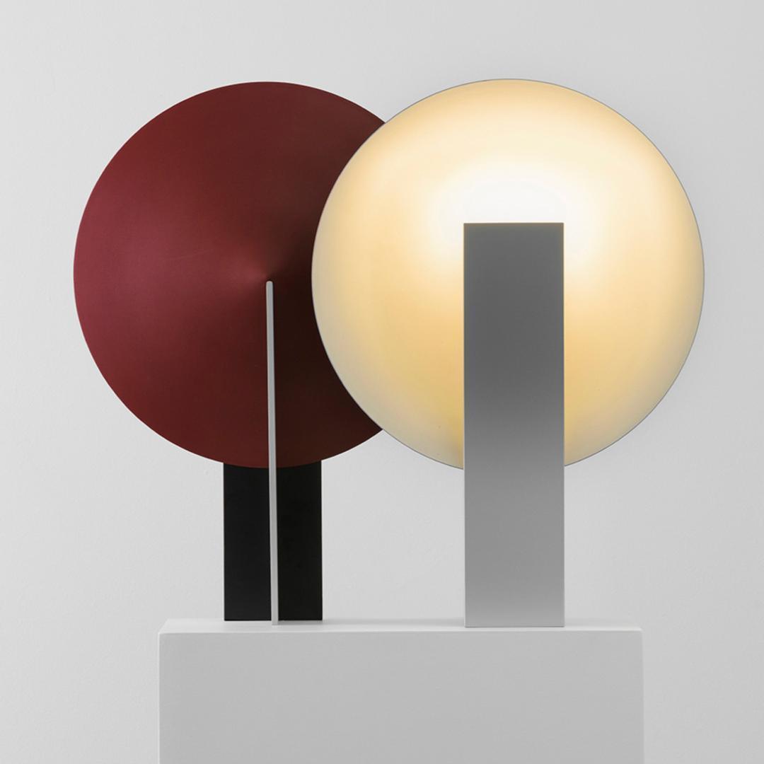 Modern Orbe Indirect Light Table Lamp with Minimalist Conical Design for Indoor Use