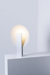 Modern Orbe Indirect Light Table Lamp with Minimalist Conical Design for Indoor Use