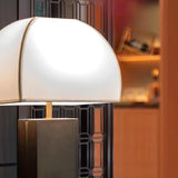 Oregon Antique Gold Resin Table Lamp with White Fabric Shade for Classic Interior Decor