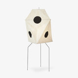 Modern Rice Paper Origami Lantern Floor Lamp Geometric Standing Light for Living Room and Bedroom