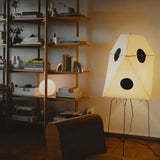 Modern Rice Paper Origami Lantern Floor Lamp Geometric Standing Light for Living Room and Bedroom