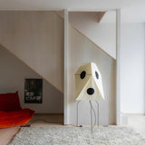Modern Rice Paper Origami Lantern Floor Lamp Geometric Standing Light for Living Room and Bedroom