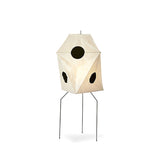 Modern Rice Paper Origami Lantern Floor Lamp Geometric Standing Light for Living Room and Bedroom