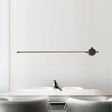minimalist-led-linear-pendant-light-with-gold-sphere-trim-for-dining-room