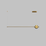 minimalist-led-linear-pendant-light-with-gold-sphere-trim-for-dining-room
