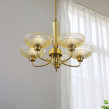 mid-century-scalloped-amber-glass-brass-chandelier-5-arm-pendant-lighting-for-dining-room