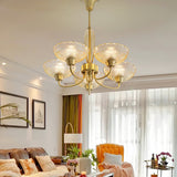 mid-century-scalloped-amber-glass-brass-chandelier-5-arm-pendant-lighting-for-dining-room