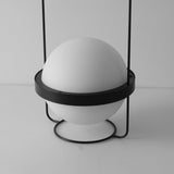 Modern Minimalist LED Table Lamp with Spherical Acrylic Diffuser for Bedside and Office