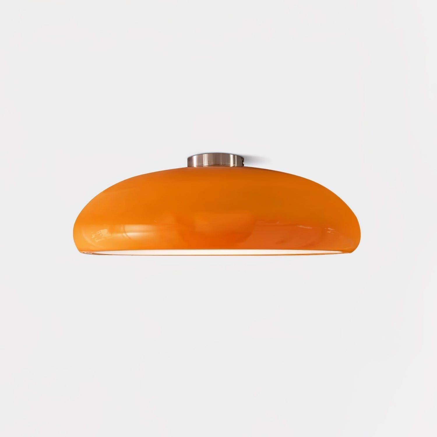 Pangen Modern Dome Ceiling Lamp Large 60cm Flush Mount Fixture for Kitchen Living Room Bedroom