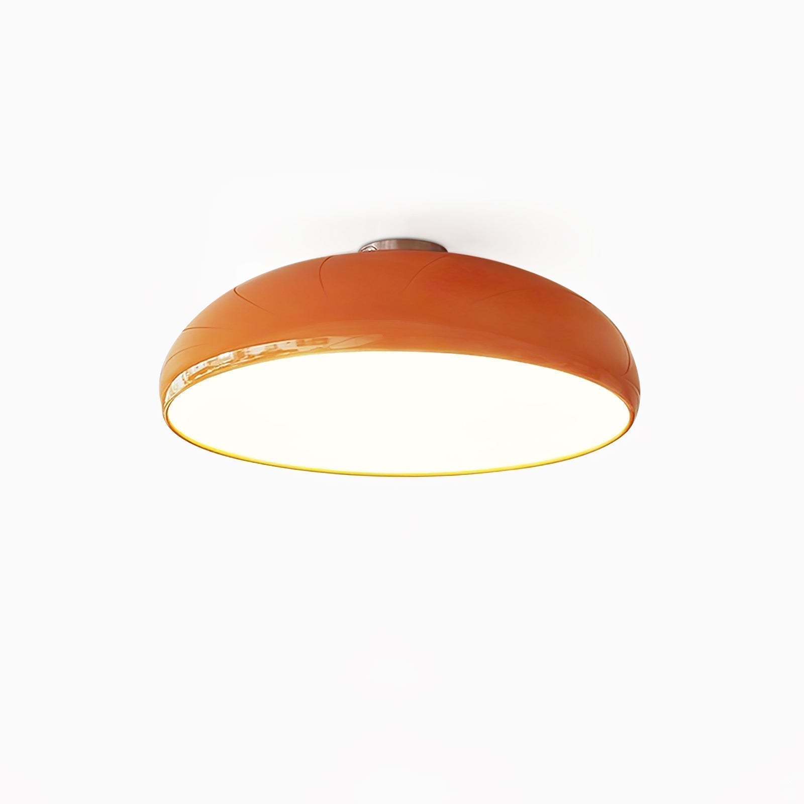 Pangen Modern Dome Ceiling Lamp Large 60cm Flush Mount Fixture for Kitchen Living Room Bedroom