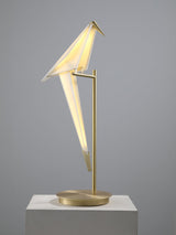 Modern Origami Bird LED Table Lamp Creative Paper Crane Nightstand Light