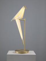 Modern Origami Bird LED Table Lamp Creative Paper Crane Nightstand Light