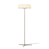 Minimalist Oriental Lantern Inspired LED Floor Lamp with Parchment Diffuser and Metal Base