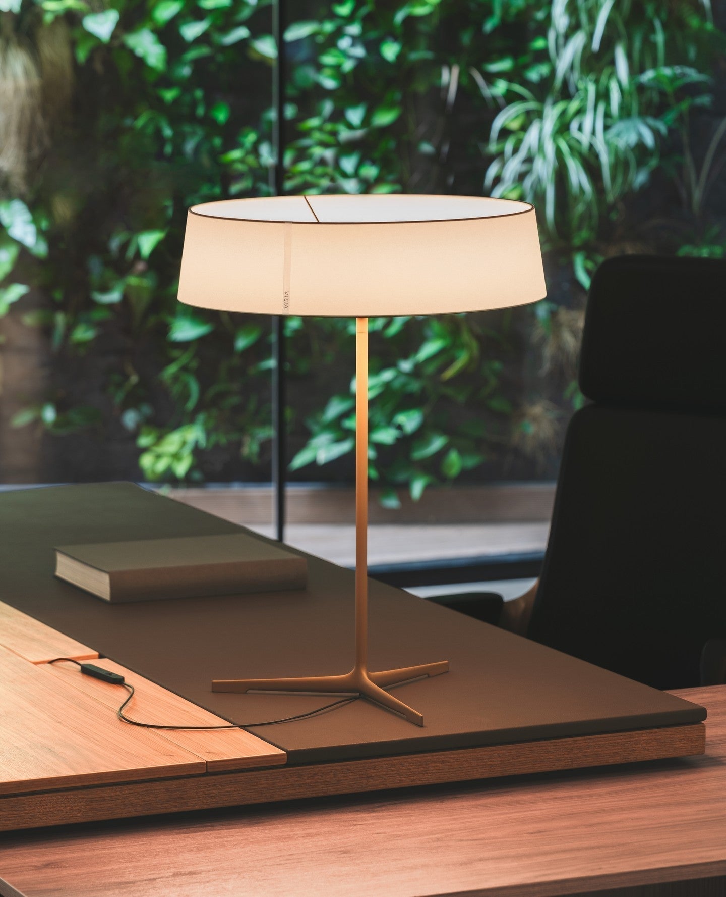 Modern Minimalist Dama Lantern Accent Table Lamp with Parchment Shade and Tripod Metal Base
