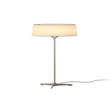 Modern Minimalist Dama Lantern Accent Table Lamp with Parchment Shade and Tripod Metal Base