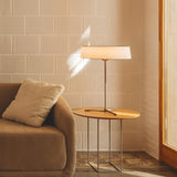 Modern Minimalist Dama Lantern Accent Table Lamp with Parchment Shade and Tripod Metal Base