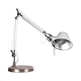 Modern Adjustable Aluminum Swing Arm Desk Lamp with Conical Shade for Task Lighting and Home Office