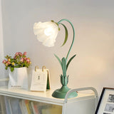 vintage-pastoral-rose-art-deco-table-lamp-with-green-base-and-white-shade