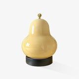 Vintage Inspired Pear Shaped Portable LED Table Lamp with Touch Dimming