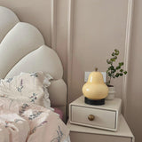Vintage Inspired Pear Shaped Portable LED Table Lamp with Touch Dimming
